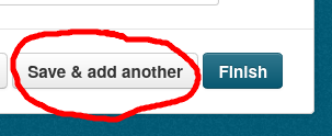 Save and Add Another Button